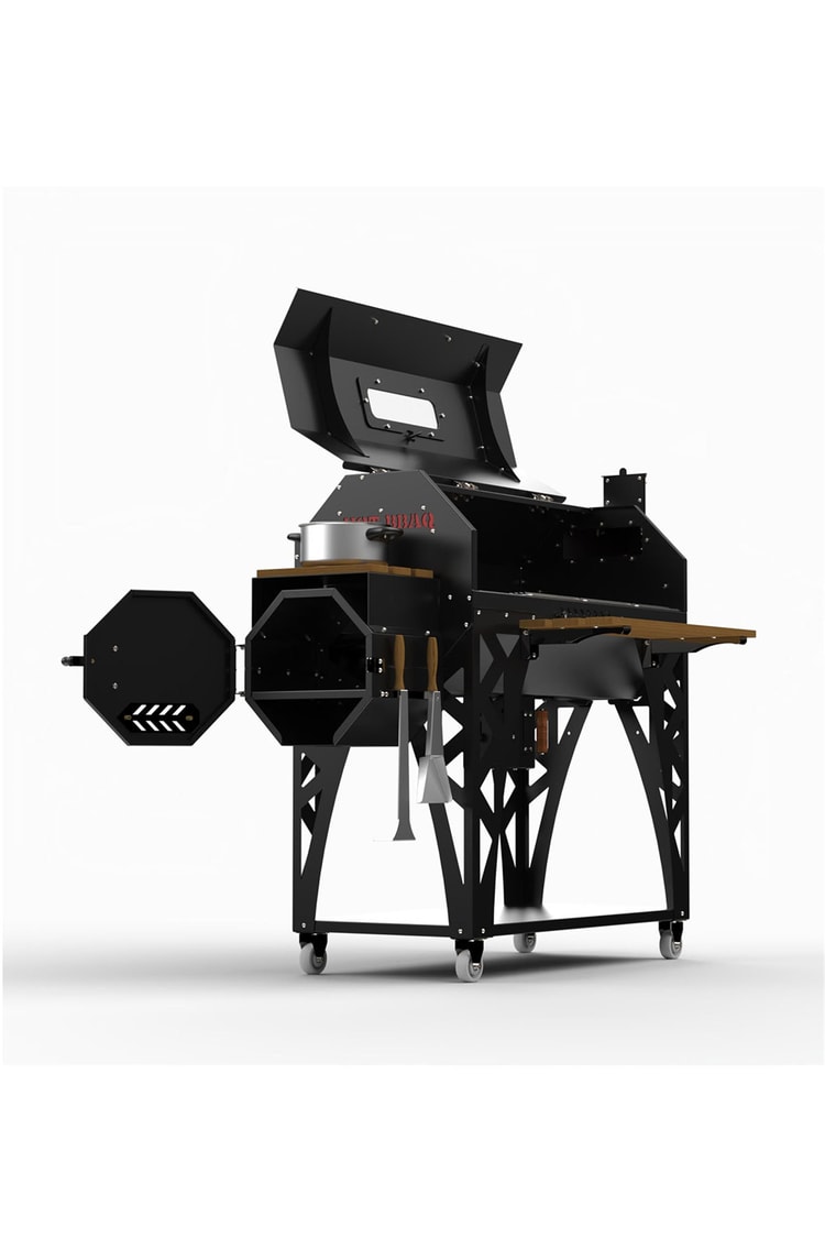 Hot Big Quartz Smoker Mangal Barbekü