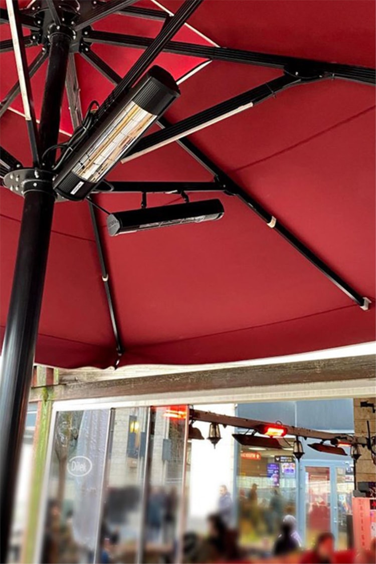 Hottable Classic Duvar Tipi Dış Mekan İnfrared Isıtıcı 2000 Watt