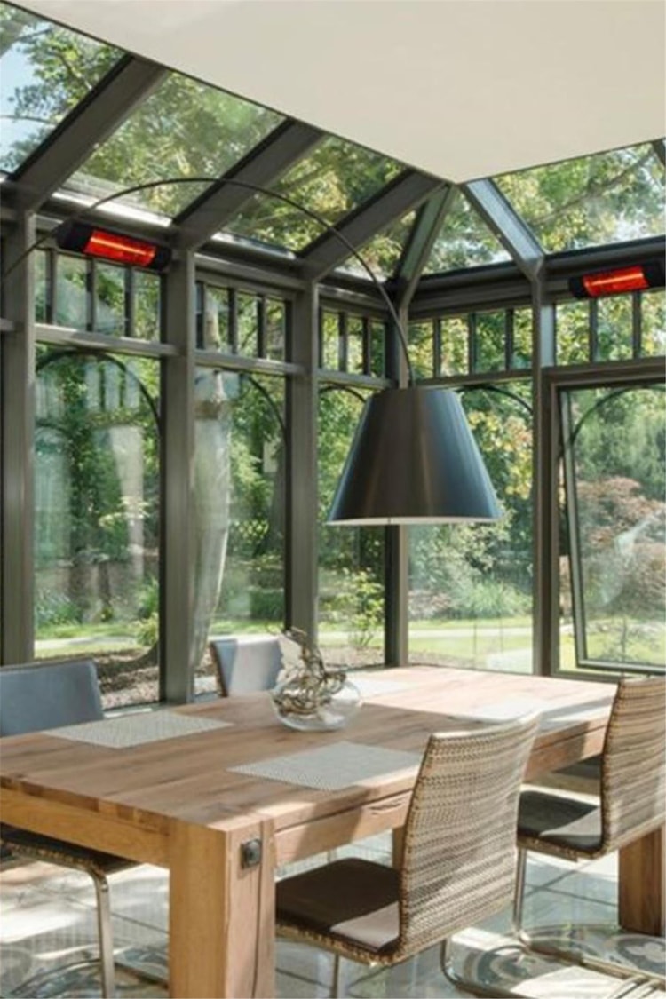 Hottable Classic Duvar Tipi Dış Mekan İnfrared Isıtıcı 2000 Watt
