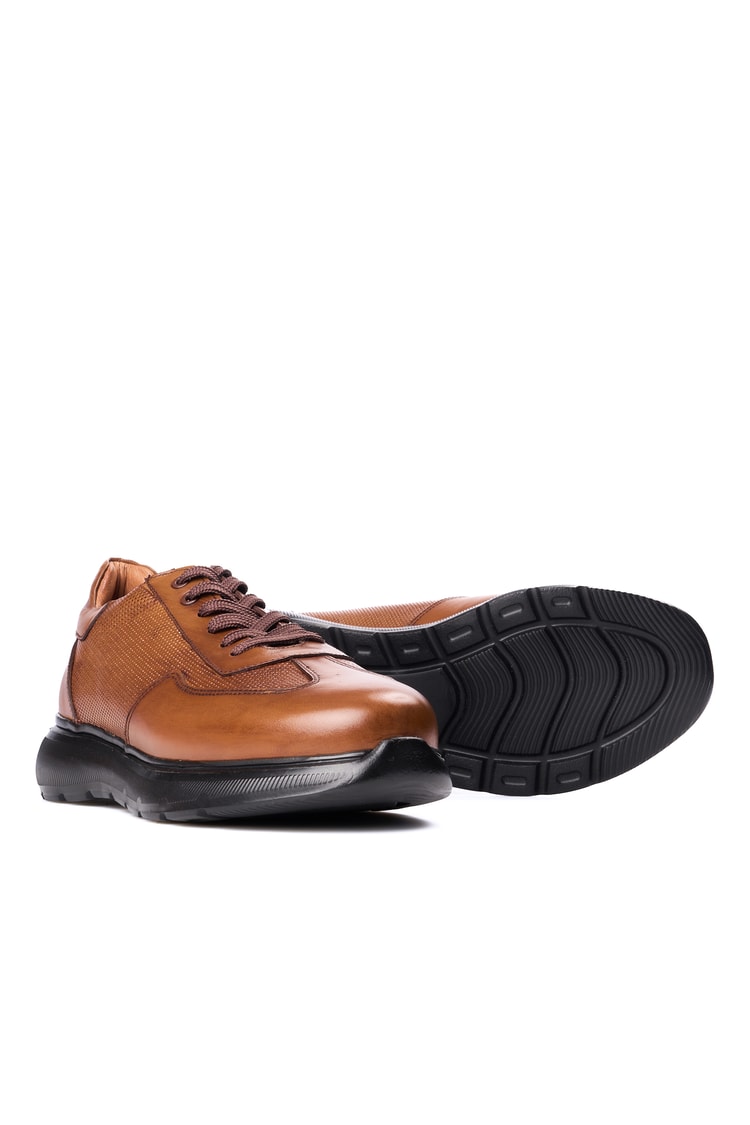 Ilkbey 55 Taba Mrd Derı Casual Ayakkabı