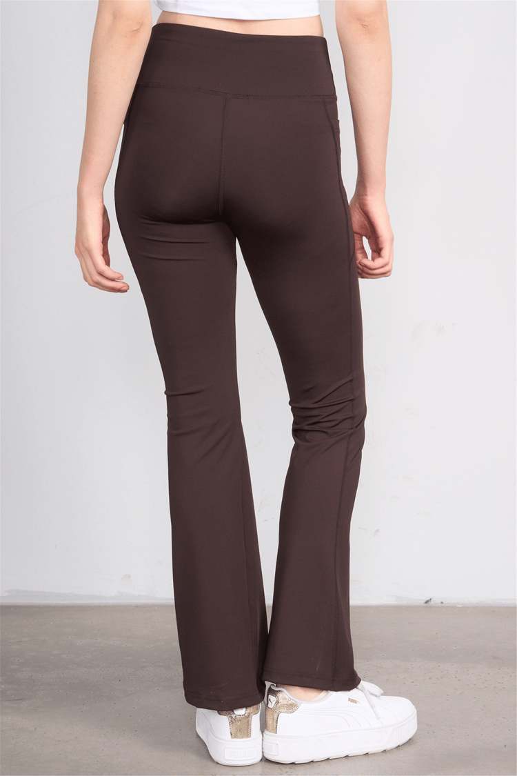 Jeneric Y26 21299 Kahverengı Kadın İspanyol Tayt S-Xl