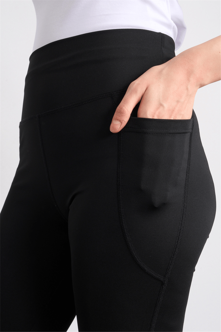 Jeneric Y26 21299 Siyah Kadın İspanyol Tayt S-Xl