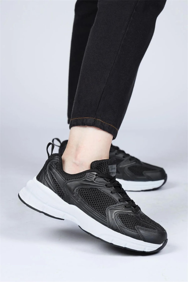 Jump Ja328712121Lt 28712 L-Black/Whıte Zenne Yuruyus Ayakkabısı