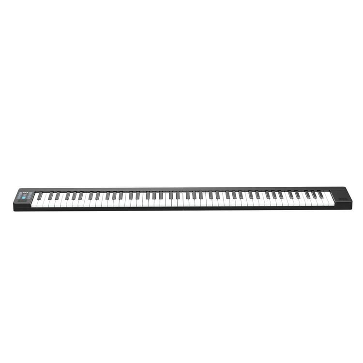 Jwin JDP-8800 Katlanabilir Tuş Hassasiyetli Bluetooth + Şarjlı Piyano - Siyah