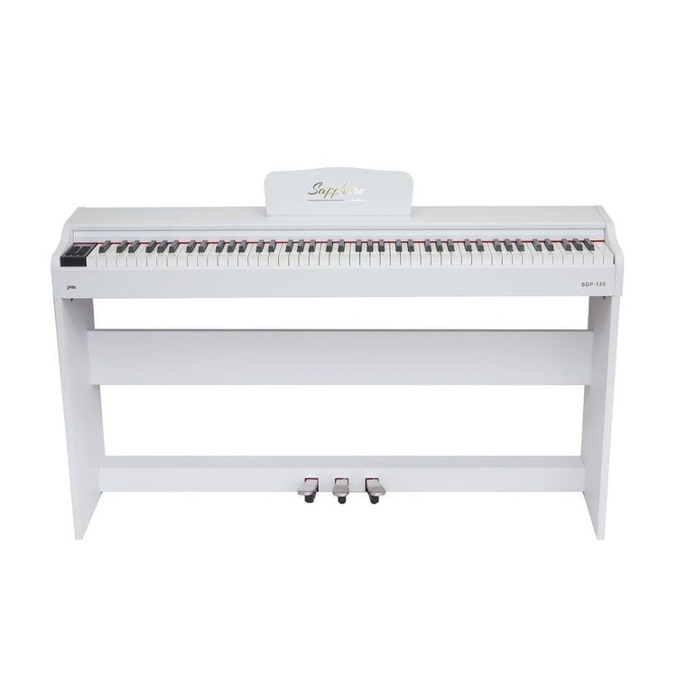 Jwin Sapphire SDP-120 Çekiç Aksiyonlu 88 Tuşlu Dijital Piyano - Beyaz