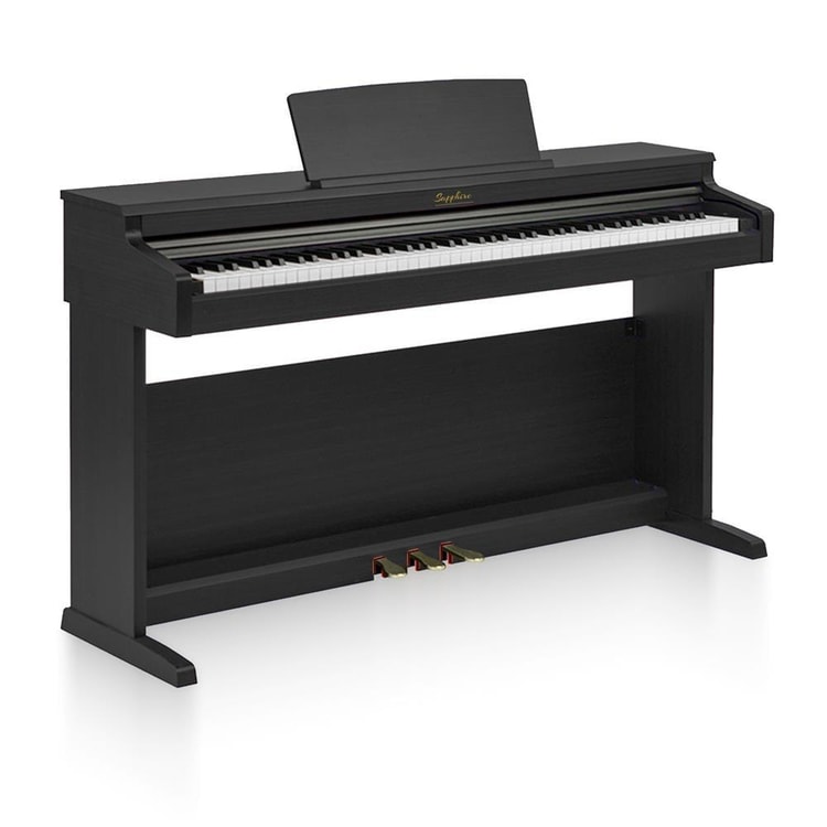 Jwin Sapphire SDP-380 Çekiç Aksiyonlu 88 Tuşlu Dijital Piyano + Tabure - Siyah