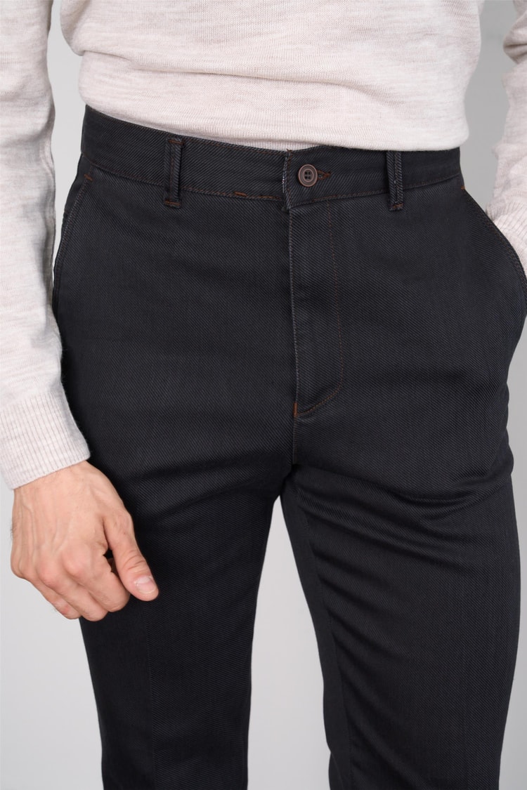 Kagı Mılano Sıyah Tencel Pantolon