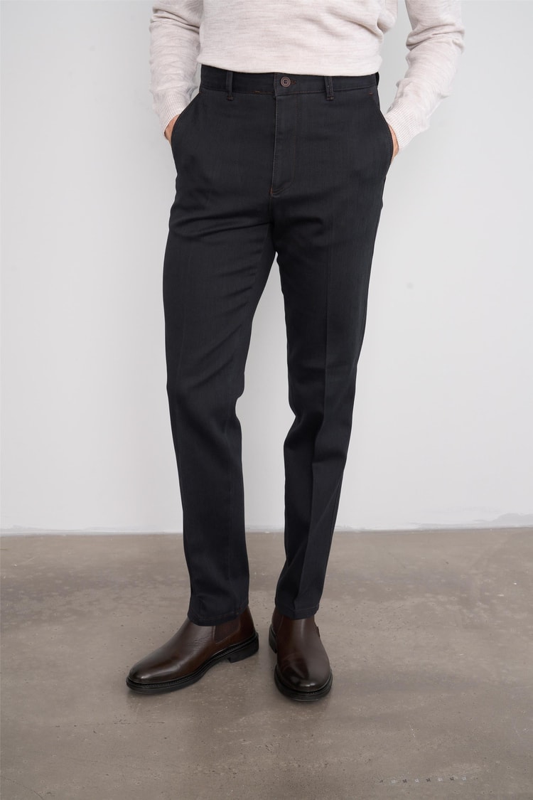 Kagı Mılano Sıyah Tencel Pantolon