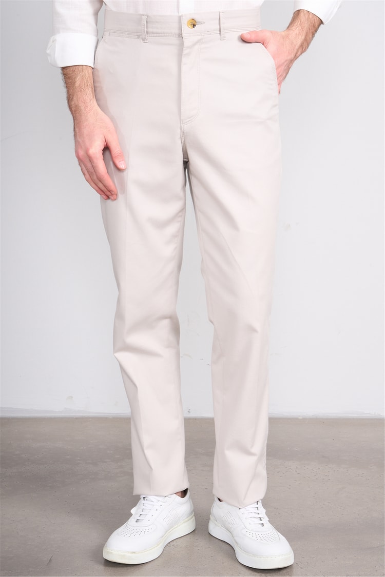 Kagi Y26 Cordoba Keten Pantolon Bej