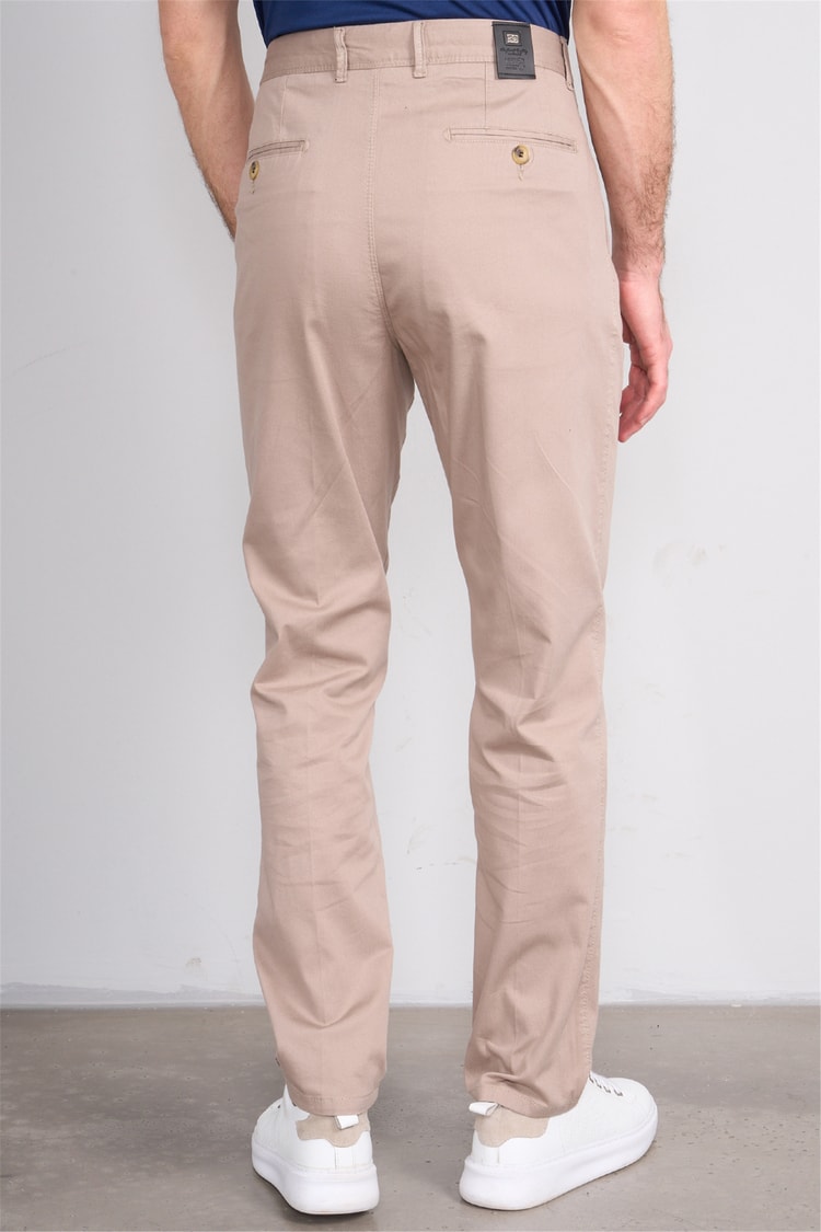 Kagi Y26 Toledo Keten Pantolon Bej