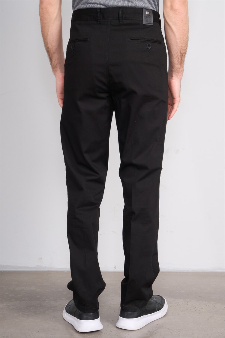 Kagi Y26 Toledo Keten Pantolon Siyah