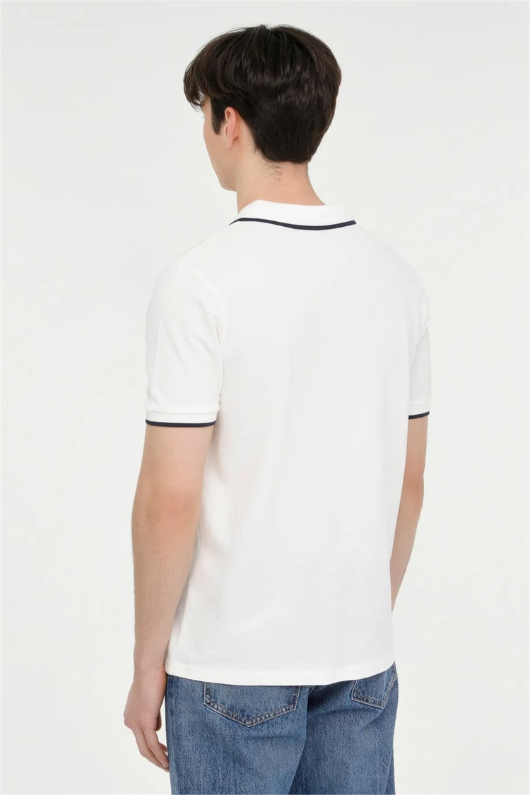 Kınetıx A10153277708010 4M Mb 12Bs108 4Fx Beyaz Erkek Polo T-Shirt
