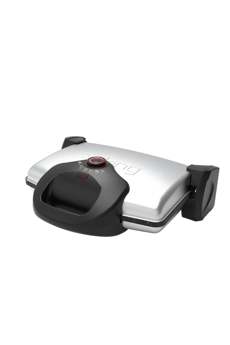 King P637Y Grillmax Tost Makinesi - İnox