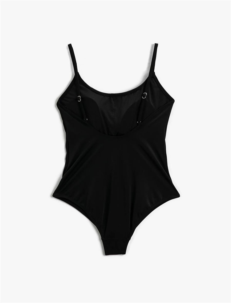 Koton 3Sak20007Bm Siyah 999 Kadın Elastan Swimwear Mayo
