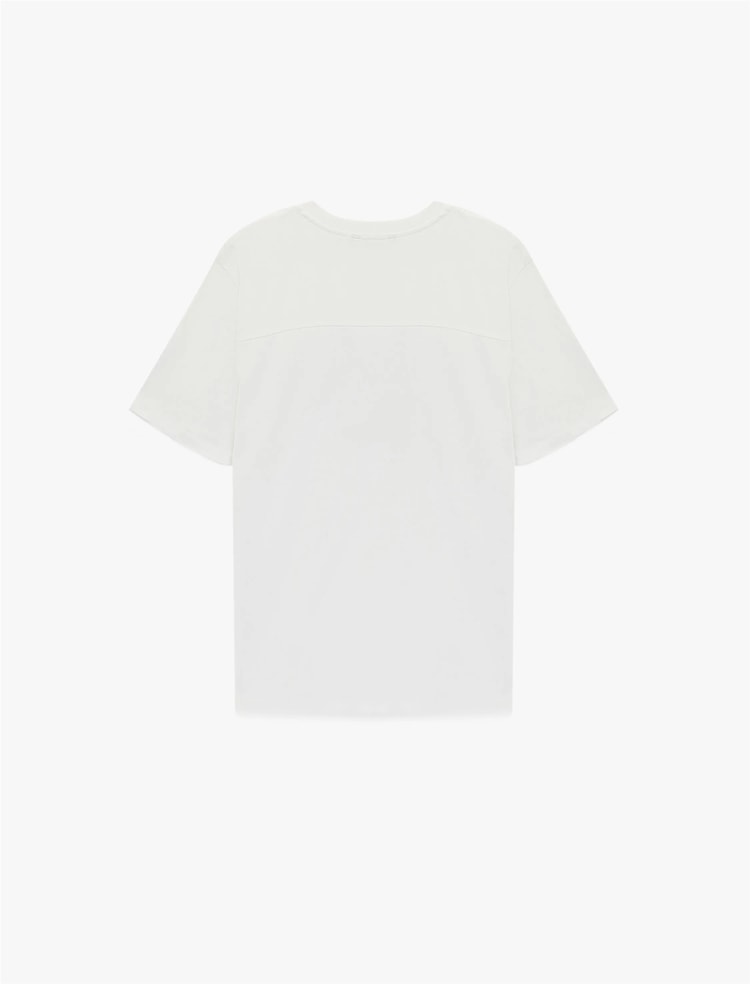 Koton 6Sam10009Mk 000 Beyaz Erkek Jersey Kısa Kollu T-Shırt
