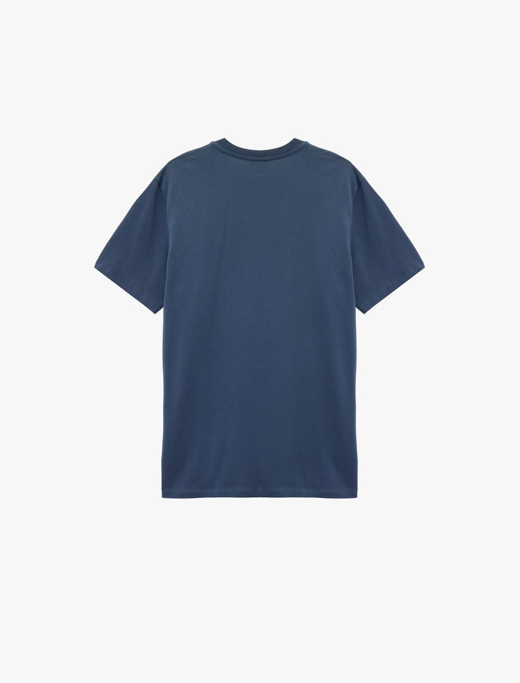 Koton 6Sam10058Mk 624 Mavı Erkek Jersey Kısa Kollu T-Shırt