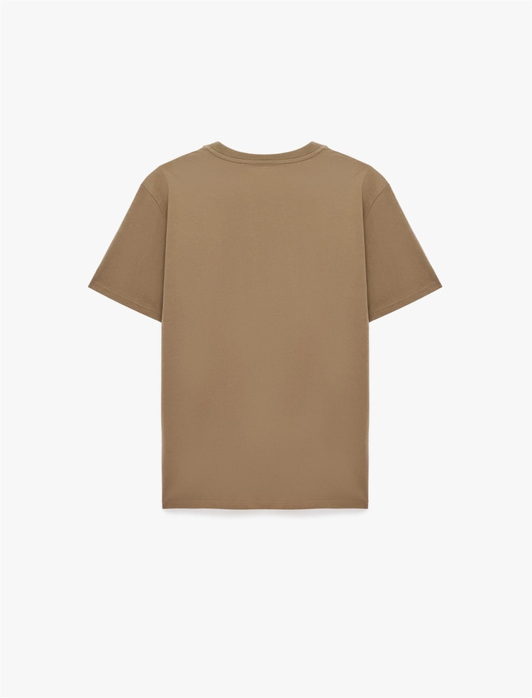 Koton 6Sam10437Mk 565 Vızon Erkek Jersey Kısa Kollu T-Shırt