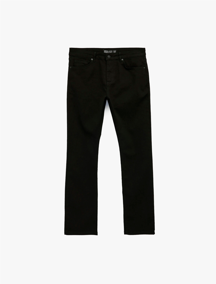 Koton 6Sam40034Nd 999 Sıyah Erkek Denım Pantolon