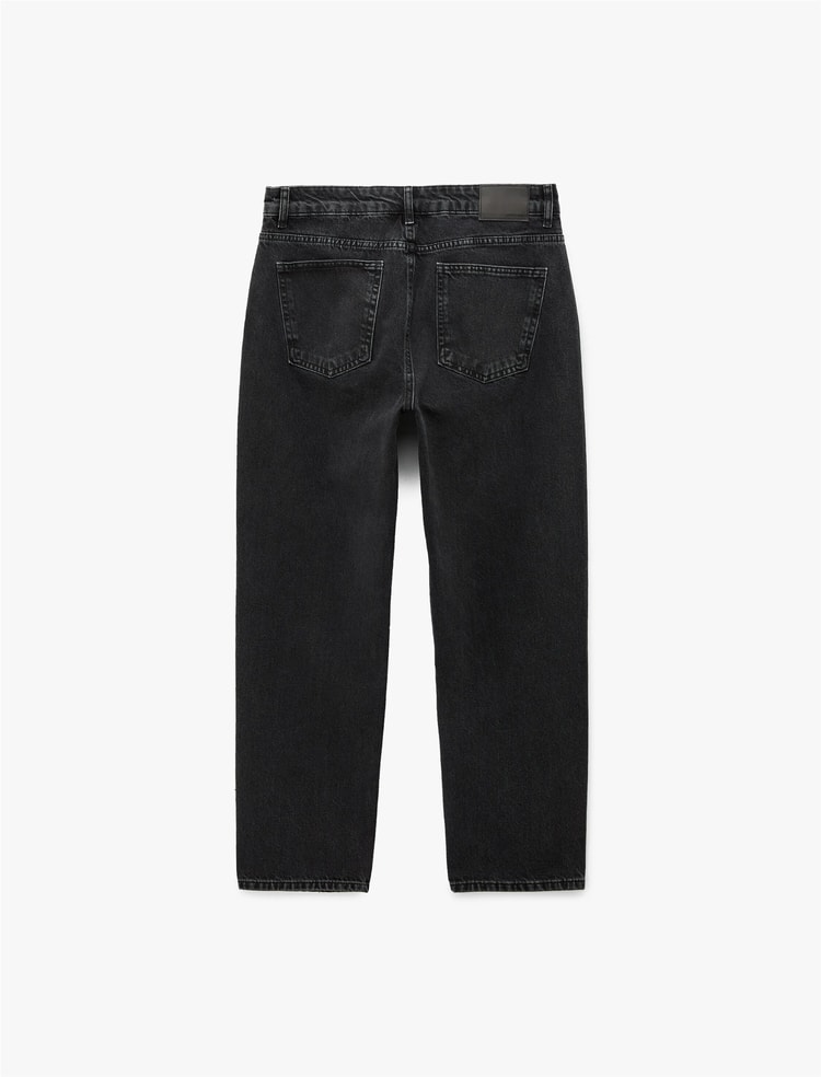 Koton 6Sam40045Nd 999 Sıyah Erkek Denım Pantolon