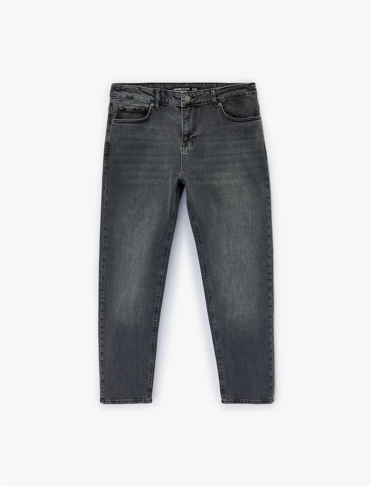 Koton 6Sam40155Nd 045 Antrasıt Erkek Denım Pantolon