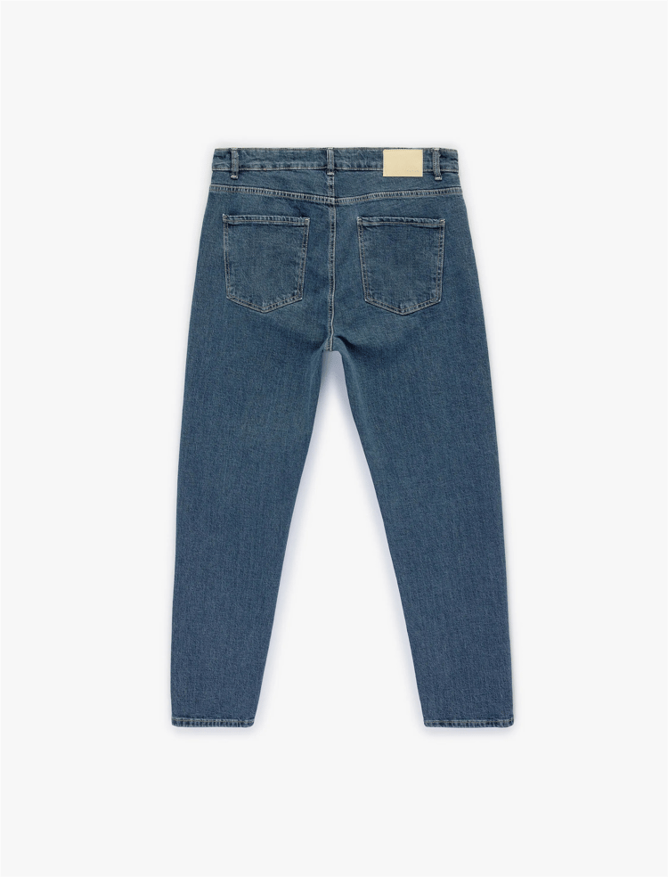 Koton 6Sam40156Nd 740 Orta Indıgo Erkek Denım Pantolon