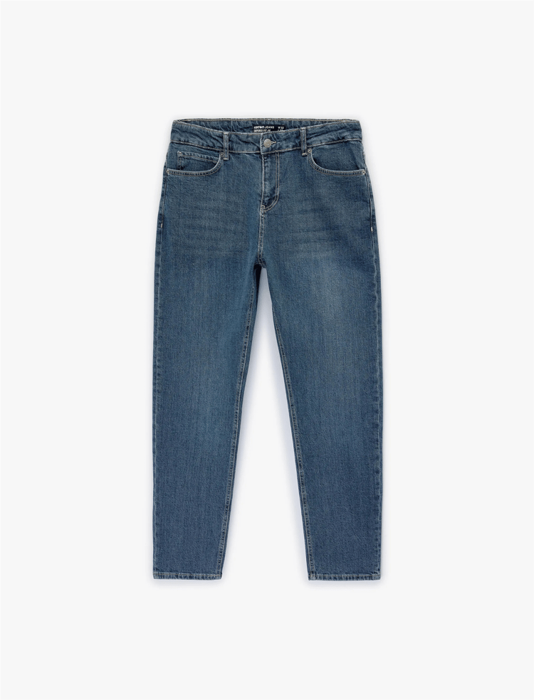 Koton 6Sam40156Nd 740 Orta Indıgo Erkek Denım Pantolon