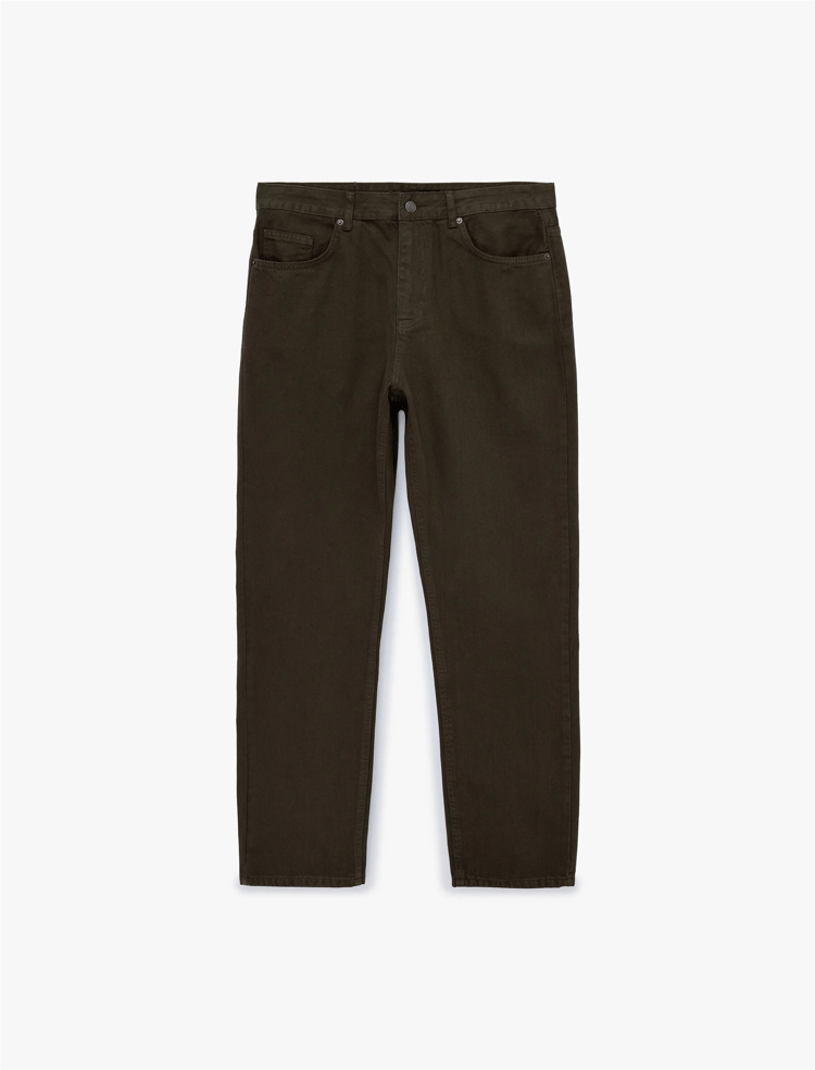 Koton 6Sam40302Nd 550 Kahverengı Erkek Denım Pantolon