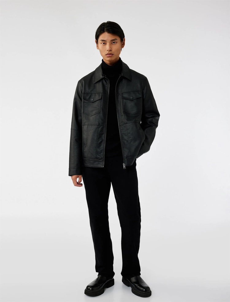KOTON 6WAM40024ND 999 SIYAH ERKEK PAMUK DENIM PANTOLON