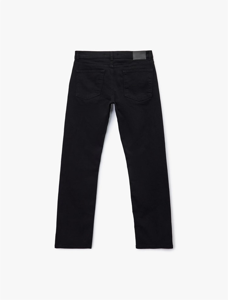 KOTON 6WAM40024ND 999 SIYAH ERKEK PAMUK DENIM PANTOLON