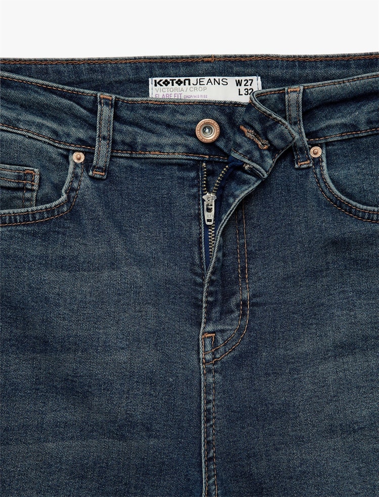 Koton K26 6Wal40035Md Mıd Orta Indıgo Kadın Denım Pantolon