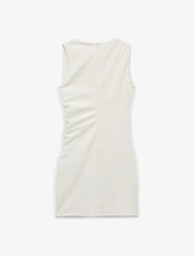Koton Y26 6Sak80001Pk 000 Beyaz Kadın Jersey Elbise