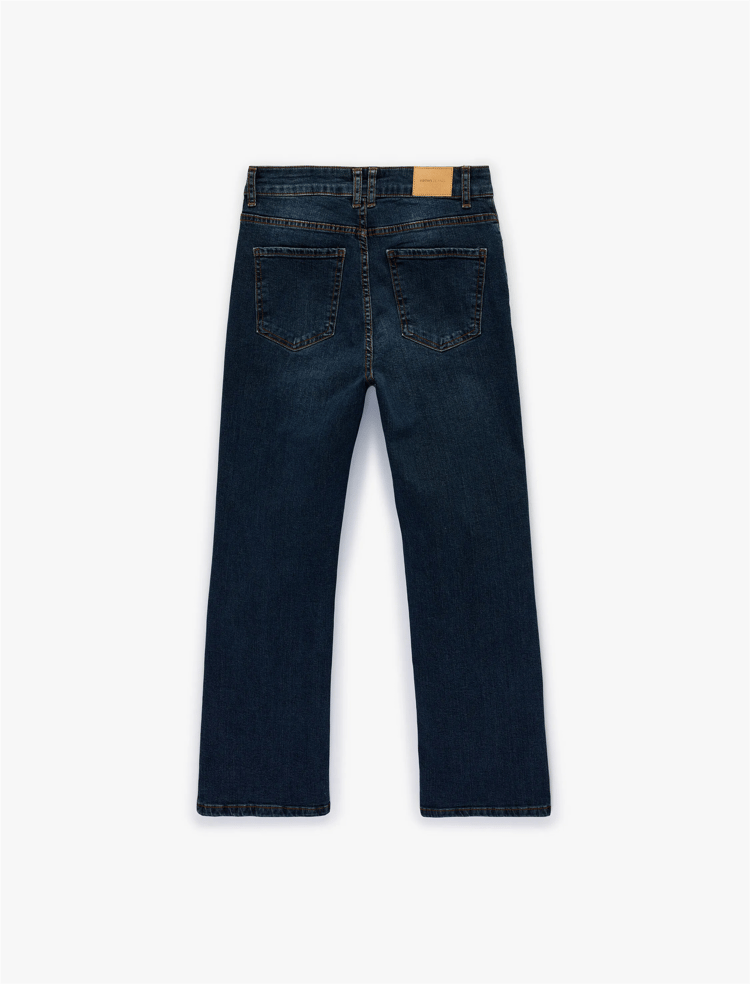 Koton Y26 6Sal40013Md Drk Koyu İndigo Kadın Denim Pantolon