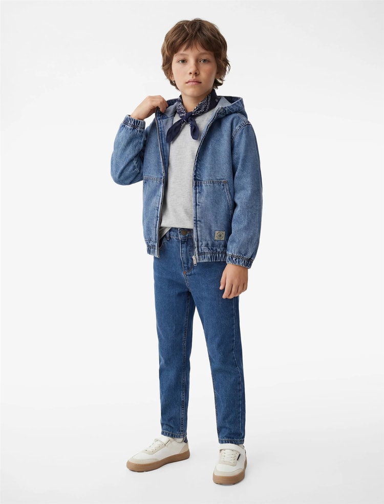 Koton Y26 6Skb40010Td Dın Dark İndigo Erkek Çocuk Denim Pantolon