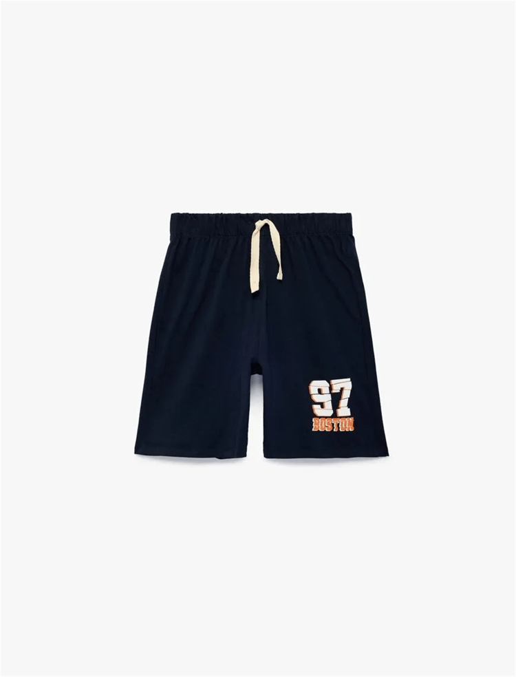 Koton Y26 6Skb40026Tk 704 Lacivert Erkek Çocuk Jersey Short