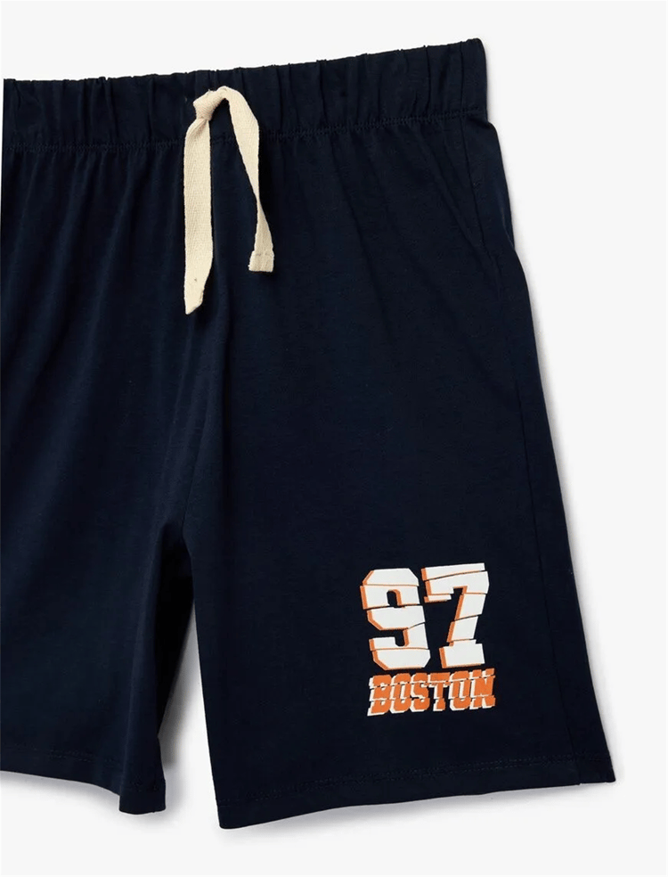 Koton Y26 6Skb40026Tk 704 Lacivert Erkek Çocuk Jersey Short
