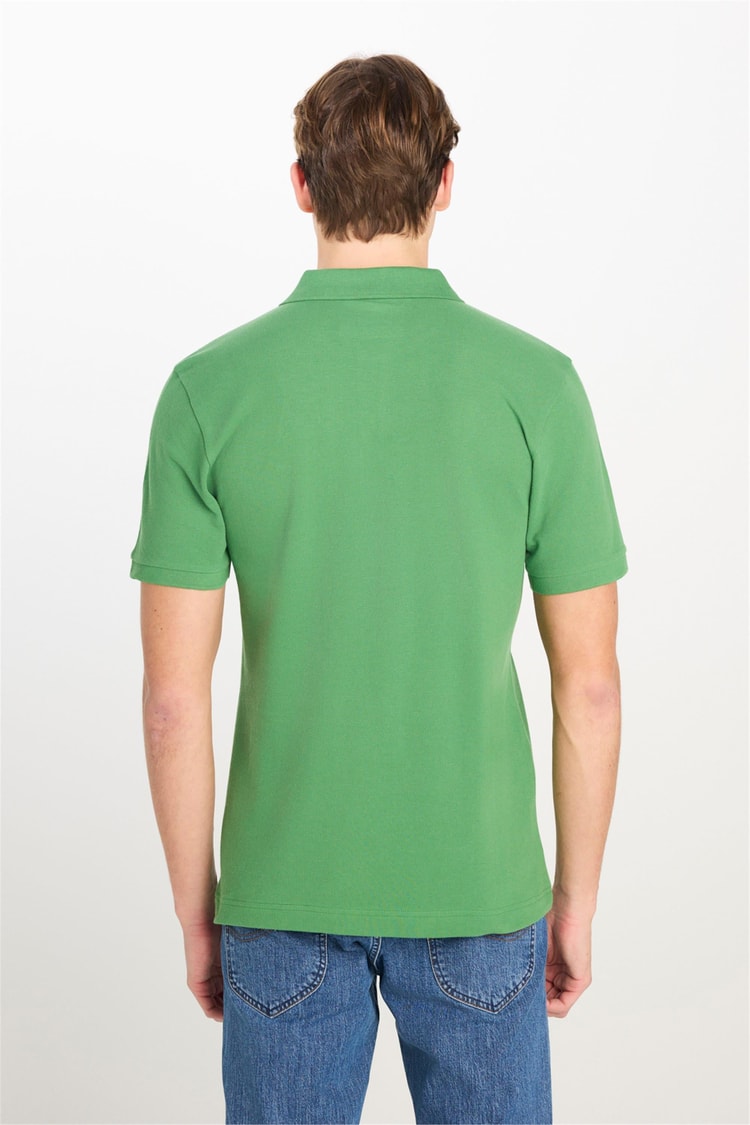 Lee L211810 303 Mint Green Erkek Regular Fit Polo Yaka T-Shirt