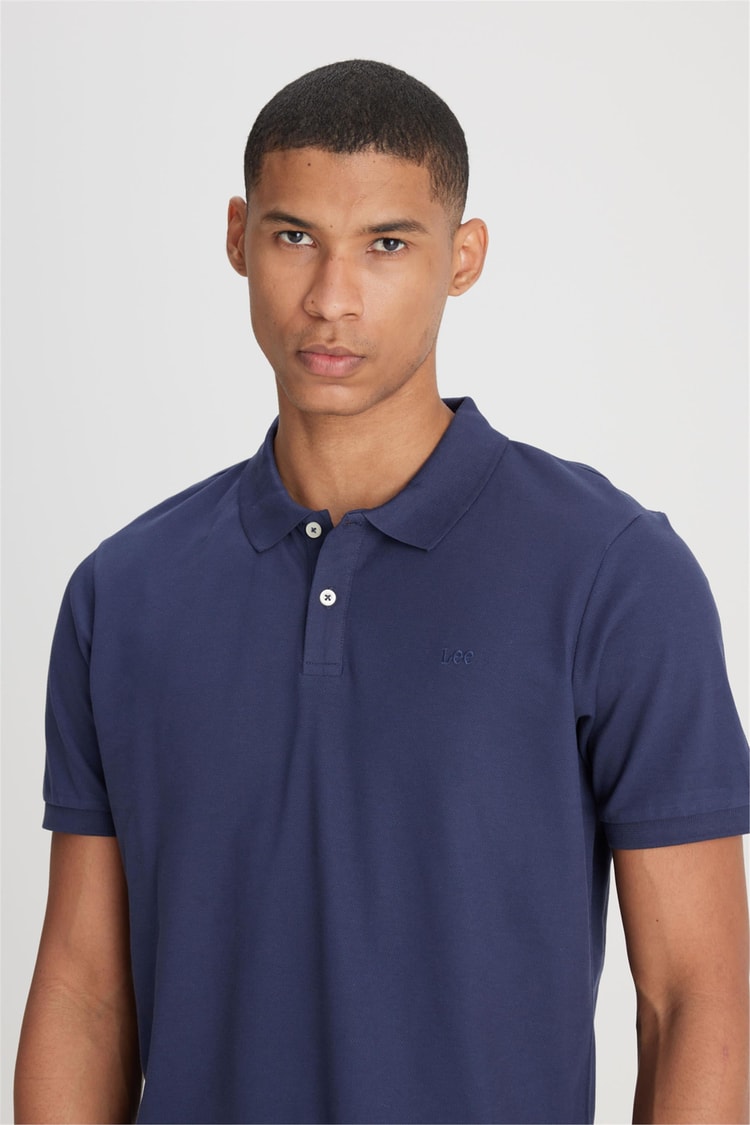 Lee L211810410 Lacivert Erkek T-shirt