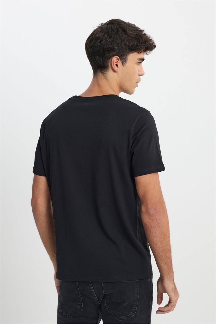 Lee L65QAI01 Siyah Erkek T-shirt