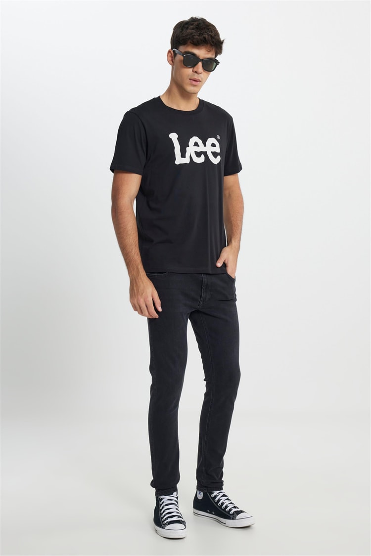 Lee L65QAI01 Siyah Erkek T-shirt