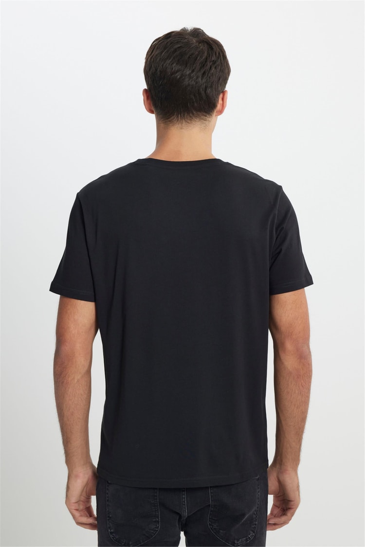 Lee L65QAI01 Siyah Erkek T-shirt