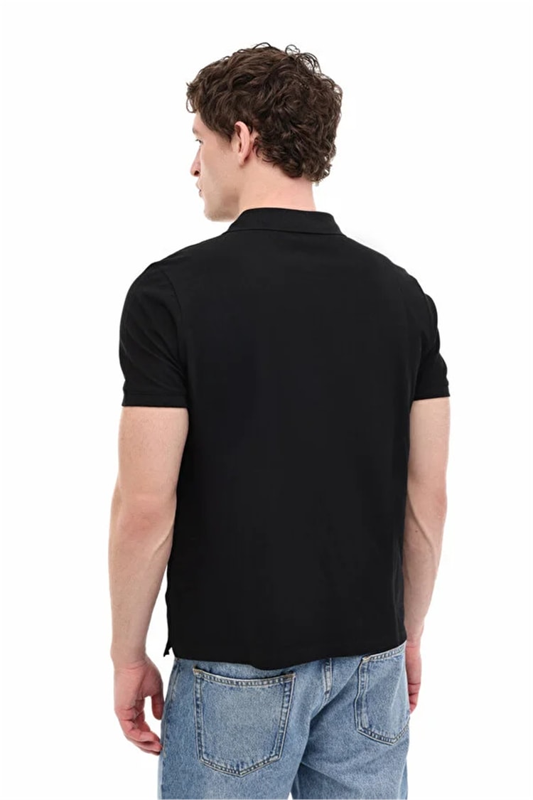 Lumberjack A10206440812010 6M Mb Ct953 Polo T-Sh 6Fx Sıyah Erkek Kısa Kollu Polo T-Shırt