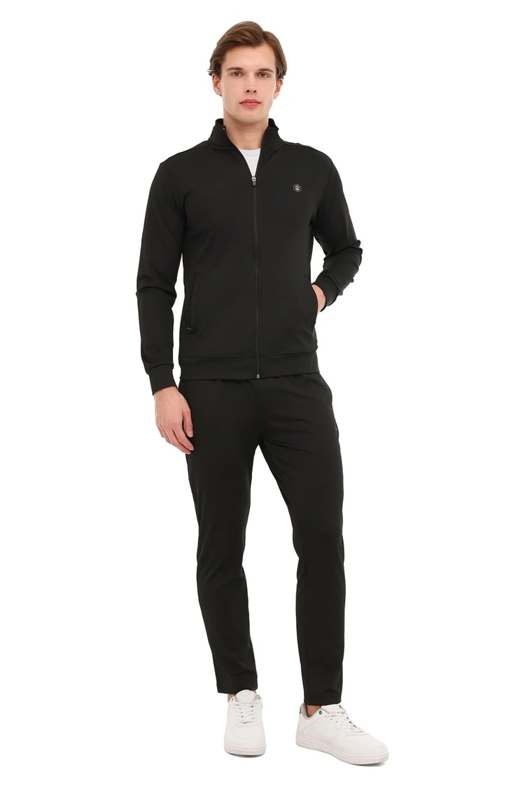 Lumberjack A10223841808010 6M TPT ALEX TSUIT 6FX Siyah Erkek Eşofman Takımı