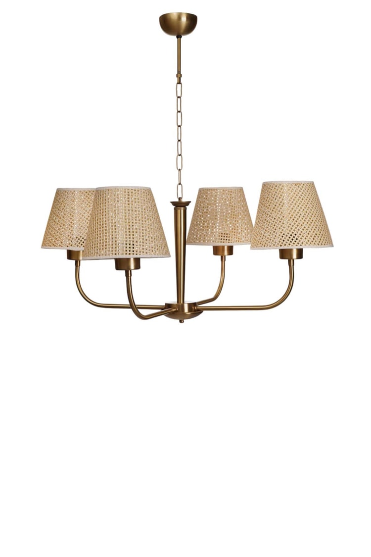 Lumexx Apollo 4 Lü Eskitme Petek Abajurlu Avize