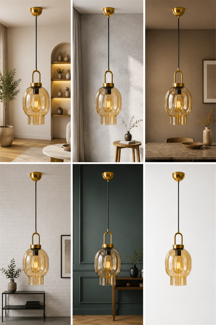 Lumexx Aura Tekli Bal Camlı Eskitme Sarkıt 9096-1