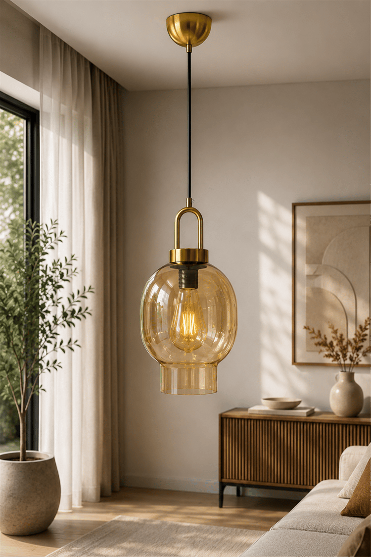 Lumexx Aura Tekli Bal Camlı Eskitme Sarkıt 9096-1