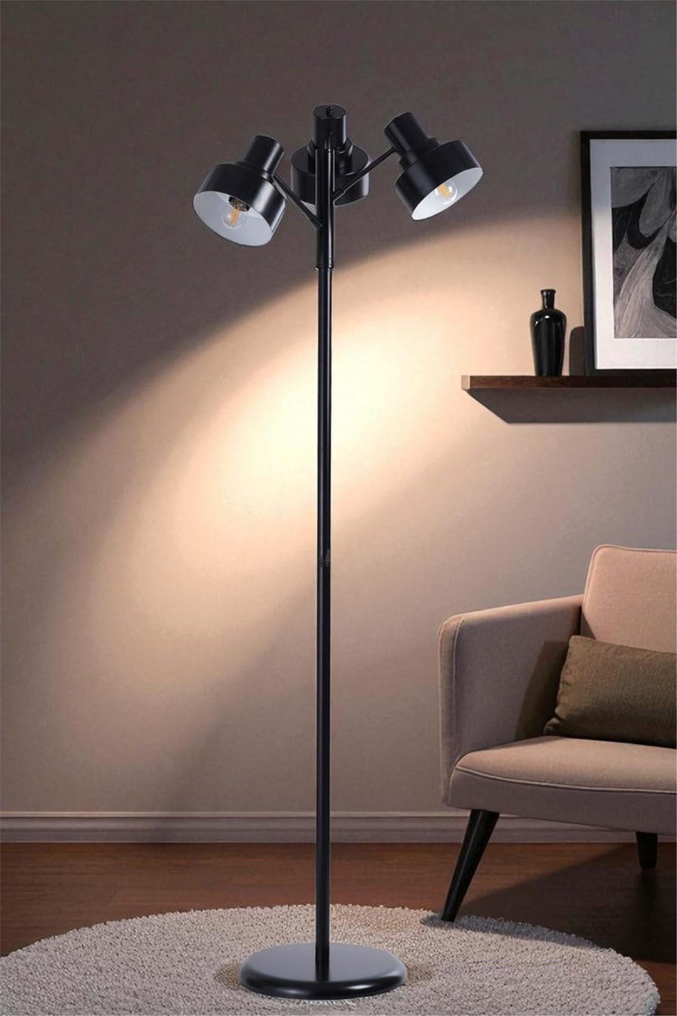 Lumexx Jesus 3 Lü Siyah Lambader Metal Başlıklı