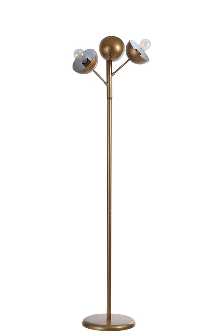 Lumexx Küre 3 Lü Eskitme Lambader Metal Başlıklı
