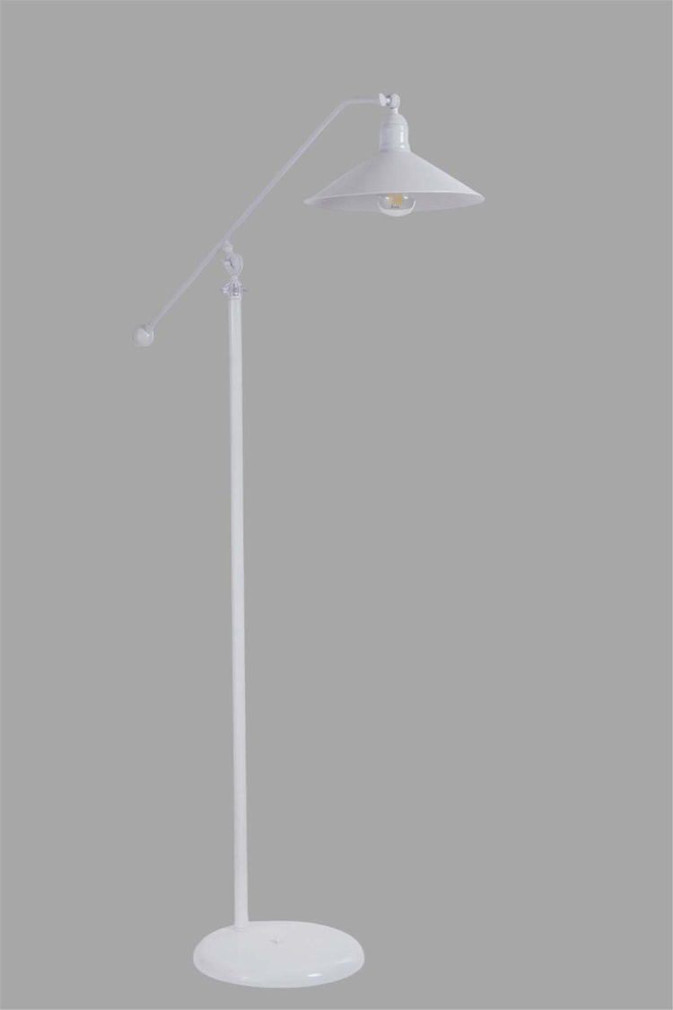 Lumexx Moka Beyaz Lambader Metal Başlıklı