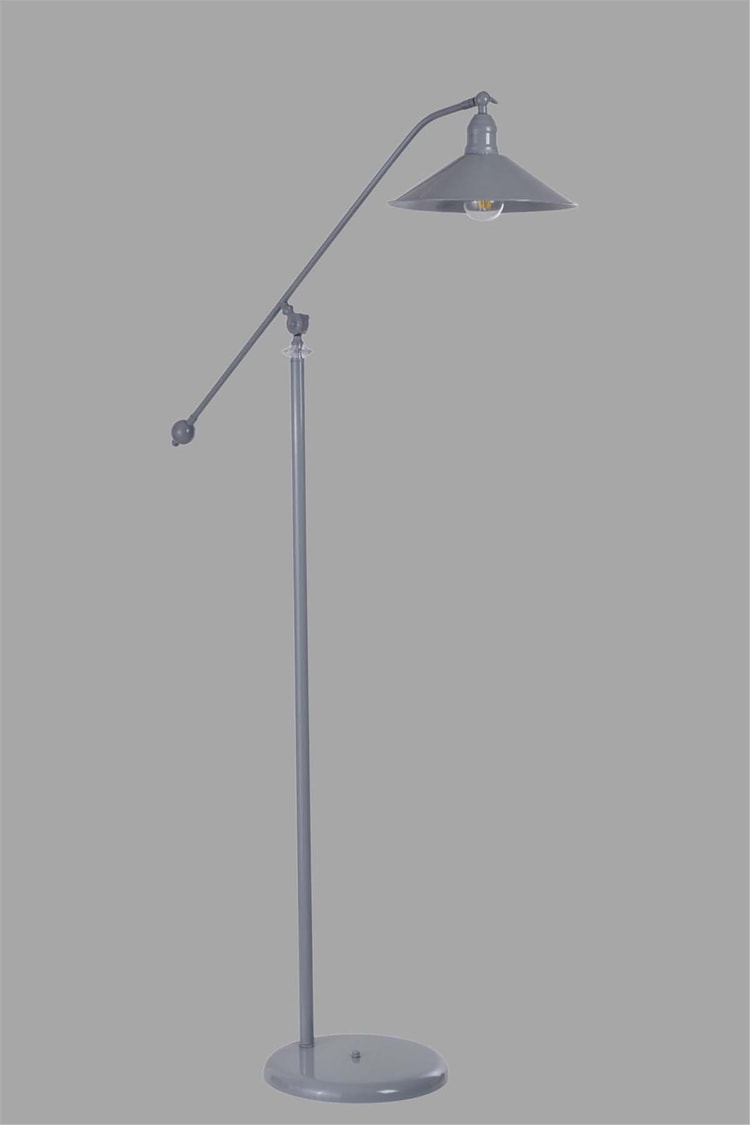 Lumexx Moka Gri Lambader Metal Başlıklı