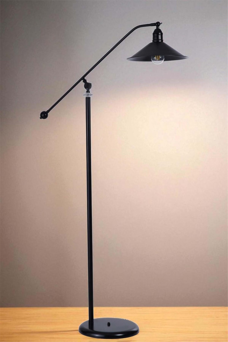 Lumexx Moka Siyah Lambader Metal Başlıklı